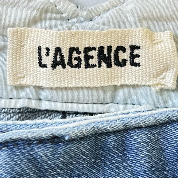 L’Agence Women’s Mid Rise Fly Front & Drawstring Waist Jeans Small NWT - Picture 7 of 11